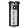 Durable Key Tags for Locking Key Cabinets, Plastic, 1.13 x 2.75, Assorted, 24/Pack View Product Image