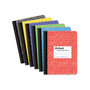 TOPS Wide Ruled Composition Books - 100 Sheets - 200 Pages - Sewn - Wide Ruled Front Ruling - Ruled Red Margin - (TOP63794) Product Image 