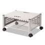 Vertiflex Underdesk Machine Stand, Metal, 2 Shelves, 90 lb Capacity, 21.5" x 17.88" x 11.5", Matte Gray (VRTVF52005) Product Image 