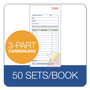 Adams 3-Part Sales Book, Three-Part Carbonless, 3.25 x 7.13, 50 Forms Total (ABFTC3705) View Product Image