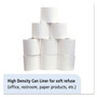 AbilityOne SKILCRAFT High Density (HDPE) Coreless Roll Can Liners--Natural, 10 gal, 8 mic, 24" x 24", Natural, 1,000/Box View Product Image