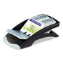 Durable VISIFIX Desk Business Card File, Holds 200 2.88 x 4.13 Cards, 5 x 9.31 x 3.56, Plastic, Graphite/Black View Product Image