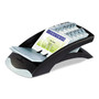 Durable VISIFIX Desk Business Card File, Holds 200 2.88 x 4.13 Cards, 5 x 9.31 x 3.56, Plastic, Graphite/Black View Product Image