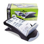 Durable VISIFIX Desk Business Card File, Holds 200 2.88 x 4.13 Cards, 5 x 9.31 x 3.56, Plastic, Graphite/Black View Product Image