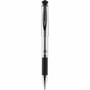 uniball&trade 207 Impact Gel Pen - 1 mm Bold Pen Point - Refillable - Black Ink - Gel-based - Silver Barrel Product Image 
