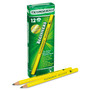Dixon Ticonderoga Beginners Woodcase Pencil with Microban Protection, HB (#2), Black Lead, Yellow Barrel, Dozen View Product Image