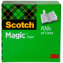 Scotch Invisible Magic Tape - 36 yd Length x 1" Width - 1" Core - Matte - Clear - Split Resistant, Tear Resistant - (MMM81011296) Product Image 