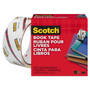Scotch Book Tape, 3" Core, 1.5" x 15 yds, Clear View Product Image