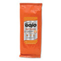 GOJO FAST TOWELS Hand Cleaning Towels, 2-Ply, 7.75 x 11, Fresh Citrus, Blue, 60/Pack, 6 Packs/Carton View Product Image