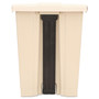 Rubbermaid Commercial Mobile Step-On Container - Step-on Opening - (RCP614500BG) Product Image 