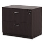 Alera Valencia Series Lateral File, 2 Legal/Letter-Size File Drawers, Espresso, 34" x 22.75" x 29.5" (ALEVA513622ES) View Product Image