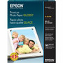 Epson Premium Photo Glossy InkJet Paper - 92 Brightness - 97% Opacity - Letter - 8 1/2" x 11" - 68 lb Basis Weight Product Image 