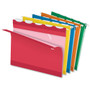 Pendaflex Ready-Tab 1/5 Tab Cut Letter Recycled Hanging Folder - 8 1/2" x 11" - Assorted - Reinforced - 10% Recycled Product Image 