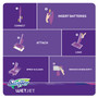 Swiffer WetJet System Refill Cloths, 11.3" x 5.4", White, 24/Box (PGC08443) View Product Image