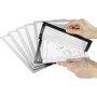 Durable DURAFRAME Magnetic Plus Sign Holder, 8.5 x 11, Silver Frame, 2/Pack View Product Image