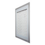 Durable DURAFRAME Magnetic Plus Sign Holder, 8.5 x 11, Silver Frame, 2/Pack View Product Image