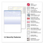DocuGard Security Business Checks, 11 Features, 8.5 x 11, Blue Marble Top, 500/Ream View Product Image