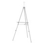 Quartet Aluminum Heavy-Duty Display Easel, 38" to 66" High, Aluminum, Silver View Product Image