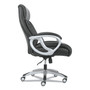 Sadie 3-Forty-One Big and Tall Chair, Supports Up to 400 lb, 19" to 22" Seat Height, Black Seat/Back, Chrome Base (BSXVST341) View Product Image