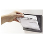 Durable Click Sign Holder For Interior Walls, 6.75 x 0.63 x 5.13, Gray View Product Image