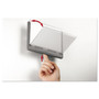 Durable Click Sign Holder For Interior Walls, 6.75 x 0.63 x 5.13, Gray View Product Image
