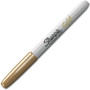 Sharpie Metallic Fine Point Permanent Markers, Fine Bullet Tip, Gold, Dozen (SAN1823887) View Product Image