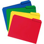 Smead Top Tab Poly Colored File Folders, 1/3-Cut Tabs: Assorted, Letter Size, 0.75" Expansion, Assorted Colors, 24/Box View Product Image