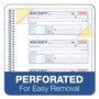 Adams Multipart Money/Rent Receipt Book, Two-Part Carbonless, 7.13 x 2.75, 4 Forms/Sheet, 200 Forms Total View Product Image
