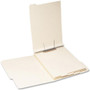Smead Stackable Folder Dividers with Fasteners, 1/5-Cut Bottom Tab, 1 Fastener, Letter Size, Manila, 4 Dividers/Set, 50 Sets View Product Image