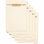 Smead 1/5 Tab Cut Letter Folder Divider with Fastener - Assorted Tab(s) - 10% Recycled Product Image 
