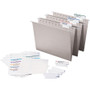 Smead Viewables Hanging Folder Tabs and Labels, Complete Bulk Pack Refill, 1/3-Cut, Assorted Colors, 3.5" Wide, 100/Box View Product Image