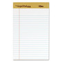 TOPS "The Legal Pad" Plus Ruled Perforated Pads with 40 pt. Back, Narrow Rule, 50 White 5 x 8 Sheets, Dozen (TOP71500) View Product Image