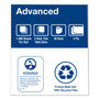 Tork Advanced High Capacity Bath Tissue, Septic Safe, 2-Ply, White, 1,000 Sheets/Roll, 36/Carton View Product Image