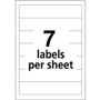 Avery Printable 4" x 6" - Permanent File Folder Labels, 0.69 x 3.44, White, 7/Sheet, 36 Sheets/Pack, (5200) View Product Image