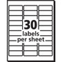 Avery Matte Clear Easy Peel Mailing Labels w/ Sure Feed Technology, Laser Printers, 1 x 2.63, Clear, 30/Sheet, 10 Sheets/Pack (AVE15660) View Product Image