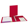 Avery Durable Non-View Binder with DuraHinge and Slant Rings, 3 Rings, 1" Capacity, 11 x 8.5, Red (AVE27201) View Product Image