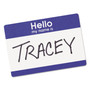 Avery Printable Adhesive Name Badges, 3.38 x 2.33, Blue "Hello", 100/Pack (AVE5141) View Product Image