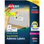 Avery Address Labels - 1" Width x 2 5/8" Length - Permanent Adhesive - Rectangle - Laser - Matte White Product Image 