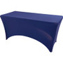 Iceberg Stretchable Fitted Table Cover - Polyester, Spandex - Blue Product Image 
