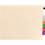 Smead End Tab Fastener Folders with Reinforced Straight Tabs, 11-pt Manila, 1 Fastener, Letter Size, Manila Exterior, 50/Box View Product Image