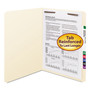Smead Top Tab Fastener Folders, Straight Tabs, 0.75" Expansion, 1 Fastener, Letter Size, Manila Exterior, 50/Box View Product Image