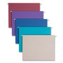 Smead Colored Hanging File Folders with 1/5 Cut Tabs, Letter Size, 1/5-Cut Tabs, Assorted Jewel Tone Colors, 25/Box View Product Image