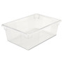 Rubbermaid Commercial Food/Tote Boxes, 12.5 gal, 26 x 18 x 9, Clear, Plastic View Product Image