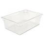 Rubbermaid Commercial Food/Tote Boxes, 12.5 gal, 26 x 18 x 9, Clear, Plastic (RCP3300CLE) View Product Image