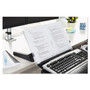 3M In-Line Freestanding Copyholder, 300 Sheet Capacity, Plastic, Black/Clear (MMMDH640) View Product Image