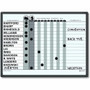 Quartet Classic In/Out Board System - 18" Board Height x 24" Board Width - Gray Porcelain Surface - Black Aluminum Frame Product Image 