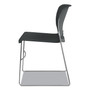 HON Olson Stacker High Density Chair, Supports Up to 300 lb, 17.75" Seat Height, Lava Seat, Lava Back, Chrome Base, 4/Carton (HON4041LA) View Product Image