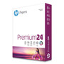 HP Papers Premium24 Paper, 98 Bright, 24 lb Bond Weight, 8.5 x 11, Ultra White, 500/Ream (HEW112400) View Product Image