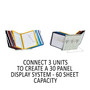 Durable InstaView Expandable Desktop Reference System, 10 Panels, Assorted Borders View Product Image