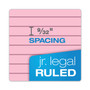 TOPS Prism + Colored Writing Pads, Narrow Rule, 50 Assorted Pastel-Color 5 x 8 Sheets, 6/Pack View Product Image